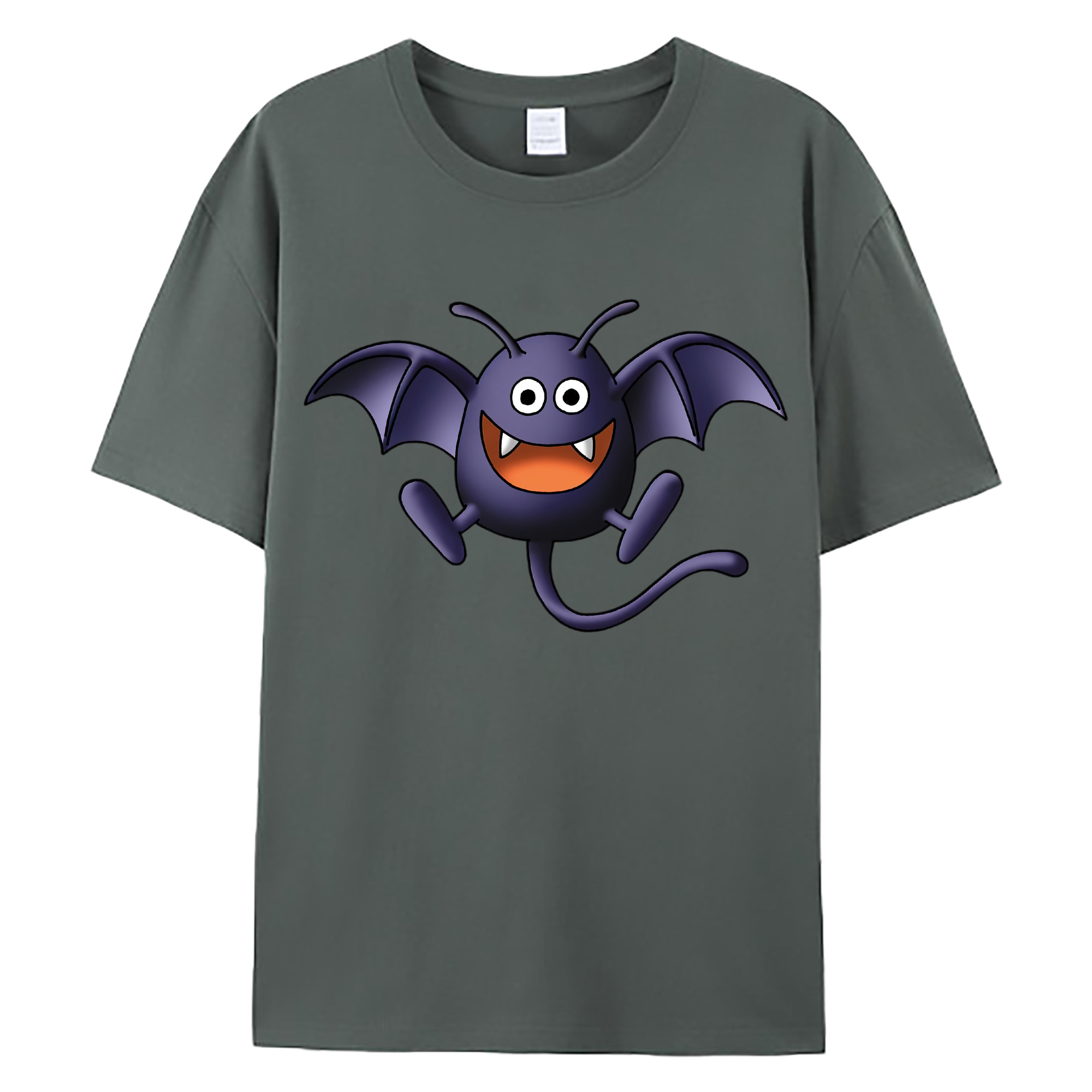 （画像用） ドラゴンクエスト Doragon Kuesuto Dragon Quest 綿100％ メンズ半袖Tシャツ｜肌触りやわらか＆通気性